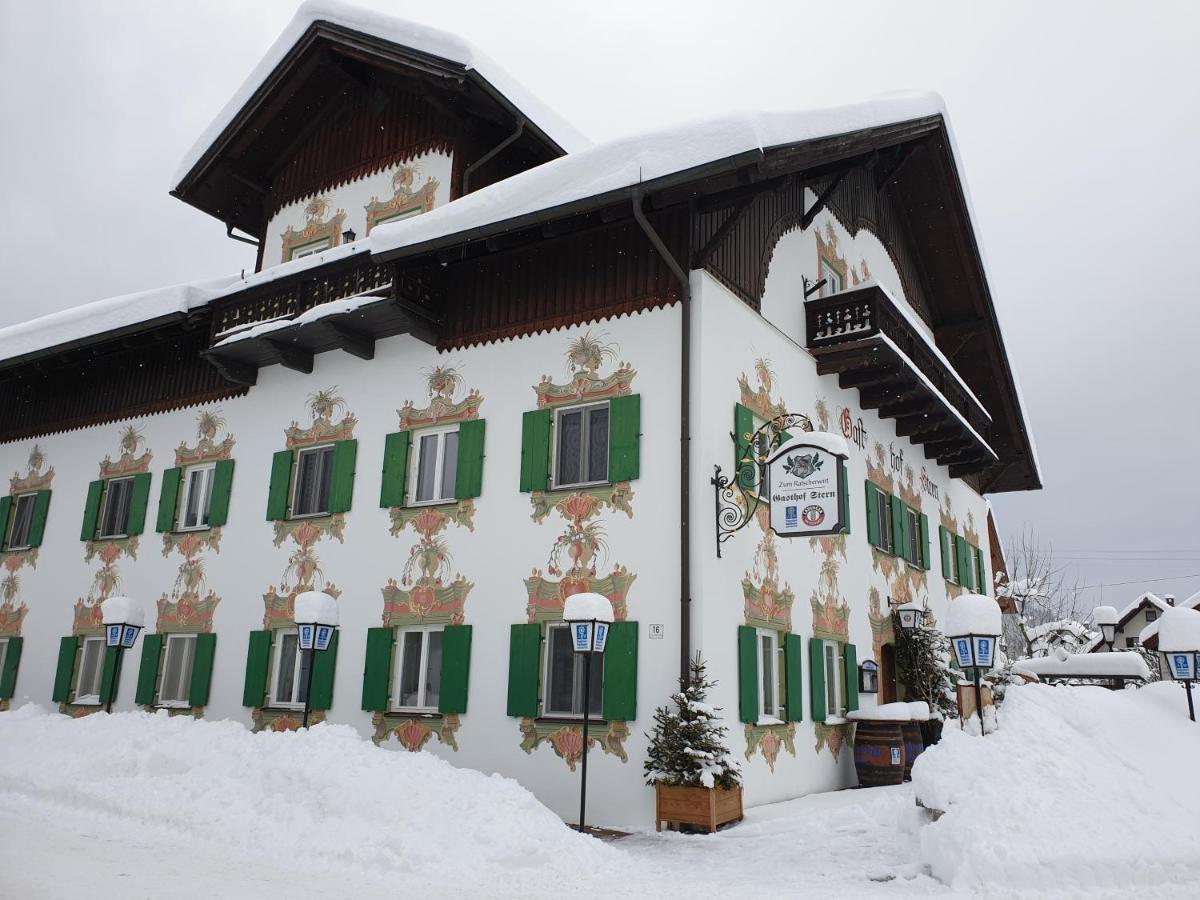 Ferienwohnungen Im Gasthof Stern Inklusive Koenigscard ウンターアンマーガウ エクステリア 写真