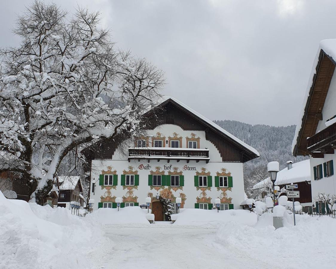 Ferienwohnungen Im Gasthof Stern Inklusive Koenigscard ウンターアンマーガウ エクステリア 写真